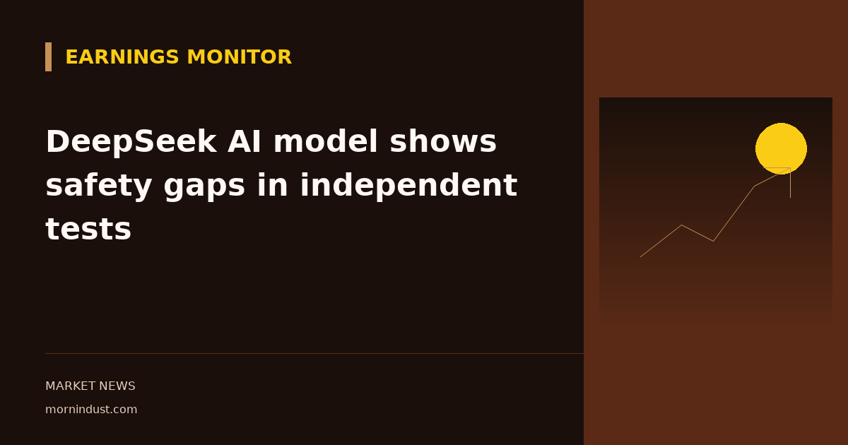 DeepSeek AI model shows safety gaps in independent tests